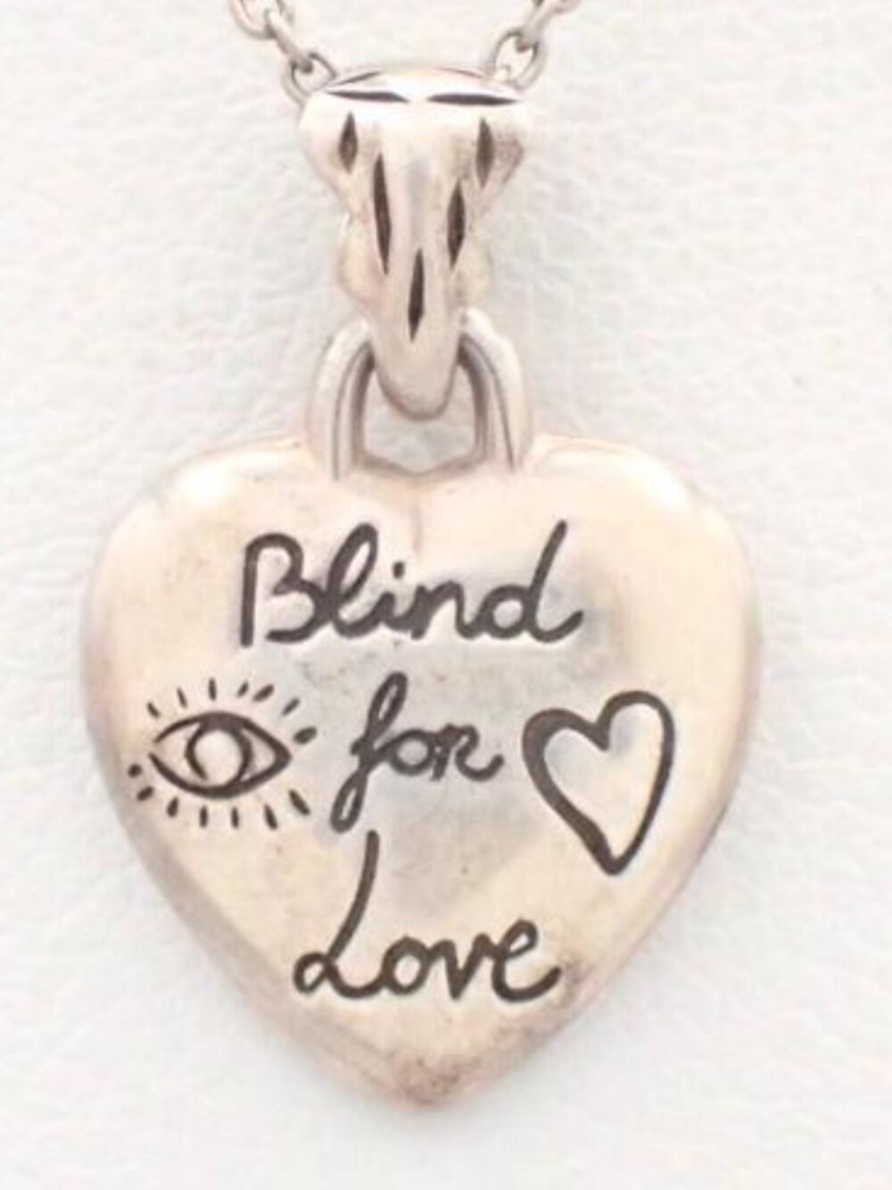 Gucci Blind for Love Necklace 925 - Picture 2 of 3